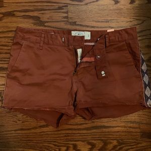 Iucky brand shorts. Rust color